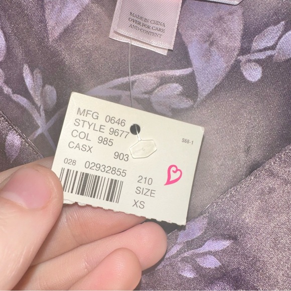 NWT! Victoria’s Secret 100% Silk Lingerie Cami - Picture 3 of 5